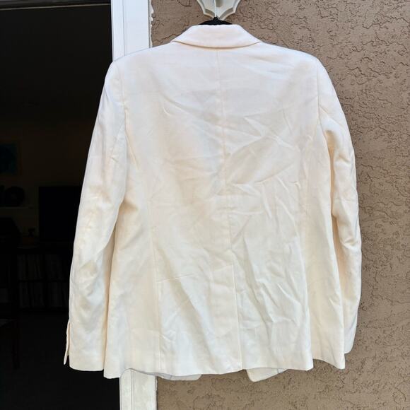 NWT LOFT Elegant Cream Women's Blazer, women's 6 - Picture 5 of 5